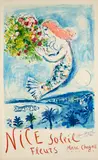 Marc Chagall, Die Engelsbucht (Nice soleil fleurs), 1962, Farblithografie auf Velin