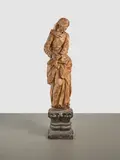 Bohmen, Maria aus einer Kreuzigungsgruppe, Um 1720, Lindenholz, rückseitig ausgehöhlt, mit Resten einer alten Fassung