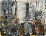 Rudolf Schoofs, Ohne Titel, 1982/83, Öl auf Leinwand