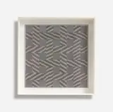 Ludwig Wilding, "Single Z 2", 1970, Serigrafie auf Plexiglas über Serigrafie auf Karton über Holz. Im Objektkasten