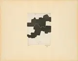 Eduardo Chillida, Gezna III, 1969, Farbradierung auf China, aufgewalzt auf Velin