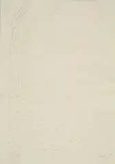 Günther Uecker, Ohne Titel, 1999, Prägedruck auf Bütten