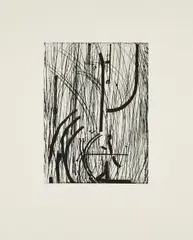 Hans Hartung, GM 1978-4, 1978/86, Radierung auf BFK RIVES (Wasserzeichen)