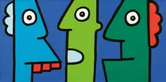Thierry Noir, Ohne Titel, 2010, Acryl auf Leinwand