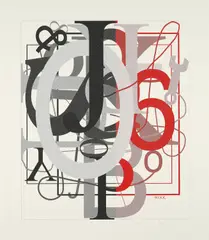 Ohne Titel by Christopher Wool, 2016, Farbserigrafie auf Velin, sold Jun 2024