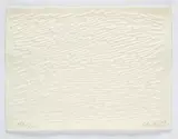 Ohne Titel by Günther Uecker, 2003, Prägedruck auf Bütten, sold Sep 2024