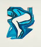 Tom Wesselmann, Blue Nude # 3