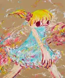 Ayako Rokkaku, Ohne Titel, 2009, Acryl auf Karton