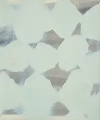 Friedhelm Falke, "Bild der Wissenschaft 2", 1995, Öl auf Nessel