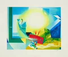 Peter Foeller, Energie, 2006, Farbserigrafie auf leichtem Karton