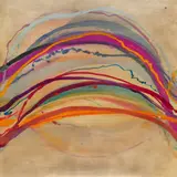Jürgen Jansen, "Twist/Tschador II", 2002, Alkydharzfarbe auf Holz