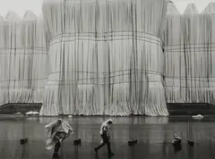 Barbara Klemm, Christo. Verhüllter Reichstag Berlin, 1995, Gelatinesilberabzug