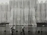 Barbara Klemm, Christo. Verhüllter Reichstag Berlin, 1995, Gelatinesilberabzug