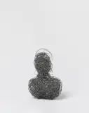 Marion Nil, Büste, 1997, Chromnickeldraht