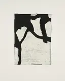 Martin Noël, Ohne Titel, 1994, Farbholzschnitt auf acrylbespachteltem Papier