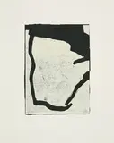 Martin Noël, Ohne Titel, 1994, Farbholzschnitt auf acrylbespachteltem Papier