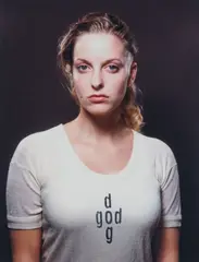 Ohne Titel (god dog) by Bernhard Prinz, 2002, C-Print. Unter teilweise farbig gefasstem Glas, sold Feb 2025