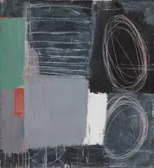 Erich Reiling, Ohne Titel, 1995, Mischtechnik auf Leinwand