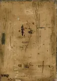 Norbert Schwontkowski, Echtgold III, 1994, Mischtechnik auf Leinwand
