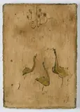 Norbert Schwontkowski, Echtgold II, 1994, Mischtechnik auf Leinwand