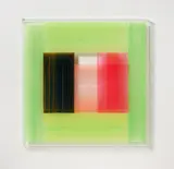 Nicola Stäglich, Transparencies 6, 2004, Öl auf Acrylglas (von innen)