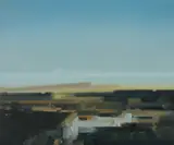 Michael van Ofen, Ansicht von Rom, 1997, Öl auf Leinen