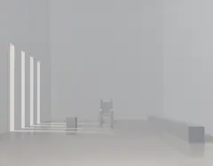 Eberhard Günther Willikens, "Raum 19 (Othello)", 1994, Acryl auf Leinwand