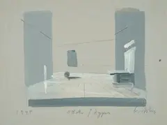 "Othello / Zypern" by Eberhard Günther Willikens, 1994, Acryl auf Hartfaser, sold Jan 2025