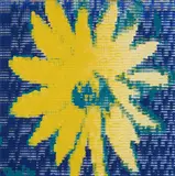 Holger Bär, Blume, 1993, Öl auf Leinwand