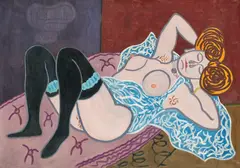 William Copley, Lady Be Good, 1953, Öl auf Leinwand