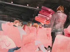 Kerstin Drechsel, Aus: "Ciné", 2008, Öl auf Leinwand