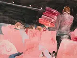 Kerstin Drechsel, Aus: "Ciné", 2008, Öl auf Leinwand