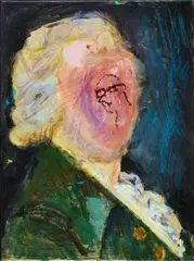 Peter Duka, Ohne Titel, 2021, Mischtechnik auf Leinwand