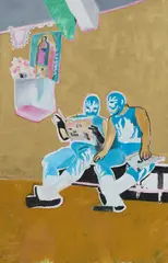 Lisa Endriß, "what is next", 2007/16, Öl und Lack auf Leinwand