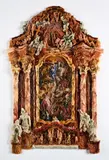 Friederike Feldmann, St. Johann, 2001, Silikon und Acryl auf Baumwolle