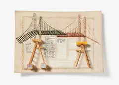 Siah Armajani, Munster Bridge 1987, 2003, Collage
