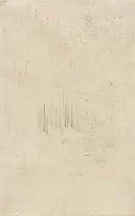 Caspar David Friedrich, Waldstudie, Um 1811, Bleistift auf Papier