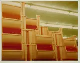 Dan Graham, Stacks of Plastic Trays In Discount Store, 1966, C-Print