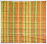 Jim Isermann, Ohne Titel, 1994, Jute, handgewebt und Kunststoffösen
