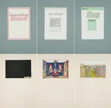 Ilya Kabakov, Der im Schrank sitzende Primakov (Mappe 1 aus: 10 Personen), 1971-74/1994, Mappe mit 47 Farboffsets auf blauem Halbkarton oder weißem Karton. In der originalen Leinenkassette. Mit Beiblatt mit deutscher Übersetzung