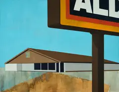 "Güterstrasse" by Gabriele Langendorf, 989, Acryl auf Leinwand, sold Jan 2025