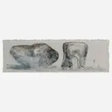 Harry Bertoia, Untitled (Monotype), 1956-59, monotype on rice paper