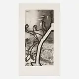 Al Taylor, Untitled (Large Tape), 1988, intaglio on Somerset Satin