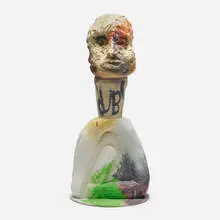 Ruby Neri, Boy, 2012, glazed ceramic, plaster, steel, paint