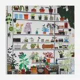 Jonas Wood, Large Shelf Still Life, 2017, offset lithograph on paper