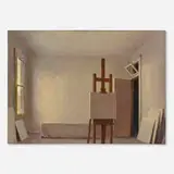 Fredric Dalkey, Annunciation: The White Studio, 1991, oil on canvas