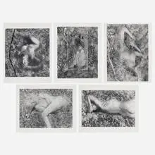 Judy Coleman, Five works from A Portfolio of Six Photographs, 1988-89, gelatin silver print