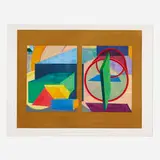 Al Held, Out and In, 1987, aquatint in colors