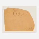 Pablo Picasso, Le bec de gaz, 1945, graphite and ink on paper