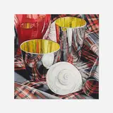 Jeanette Pasin Sloan, Two Cups with Shells, 1981, colored pencil on paper